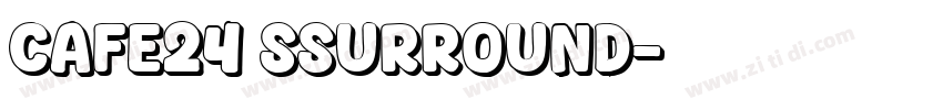 cafe24 ssurround字体转换